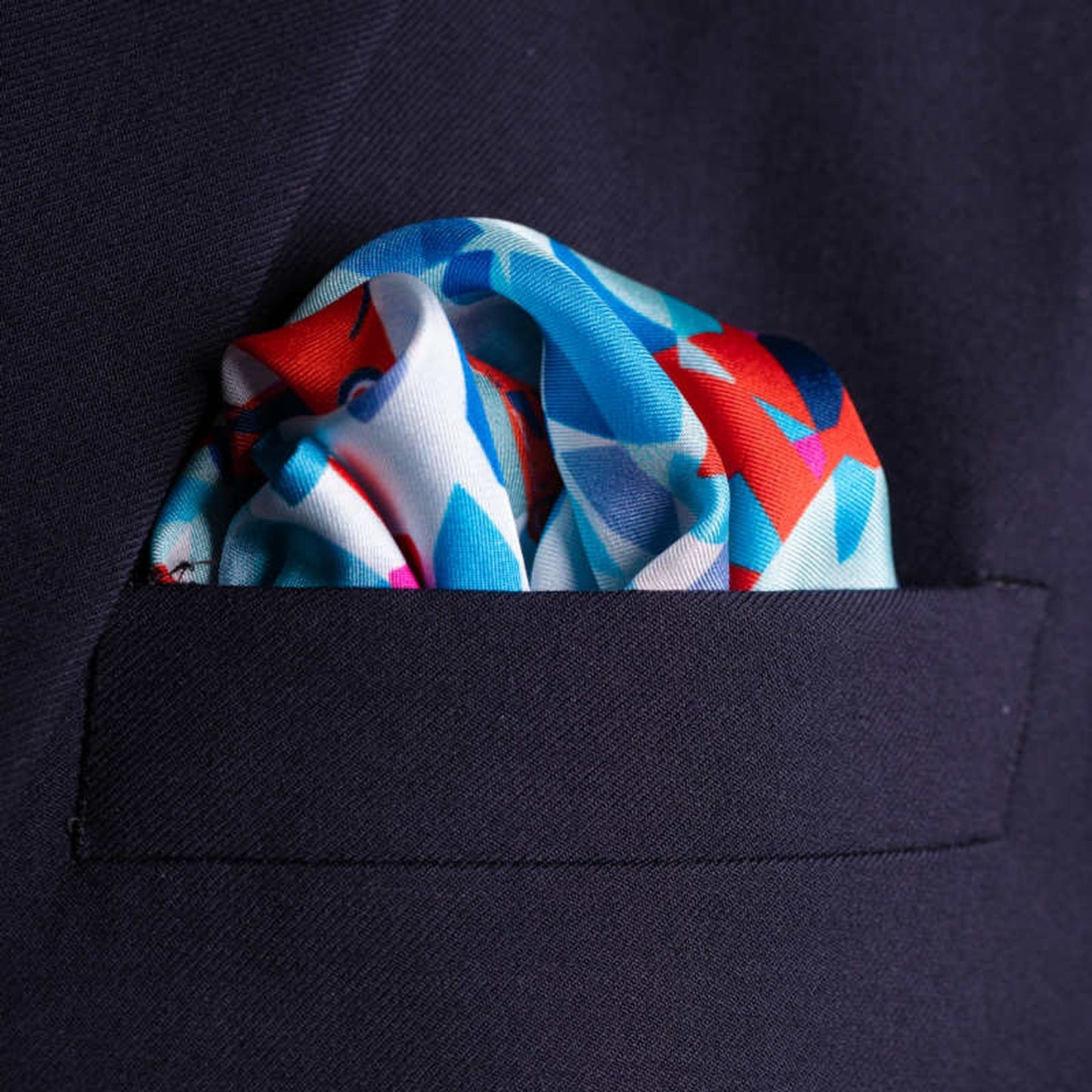 Jubilee Diamond Silk Pocket Square