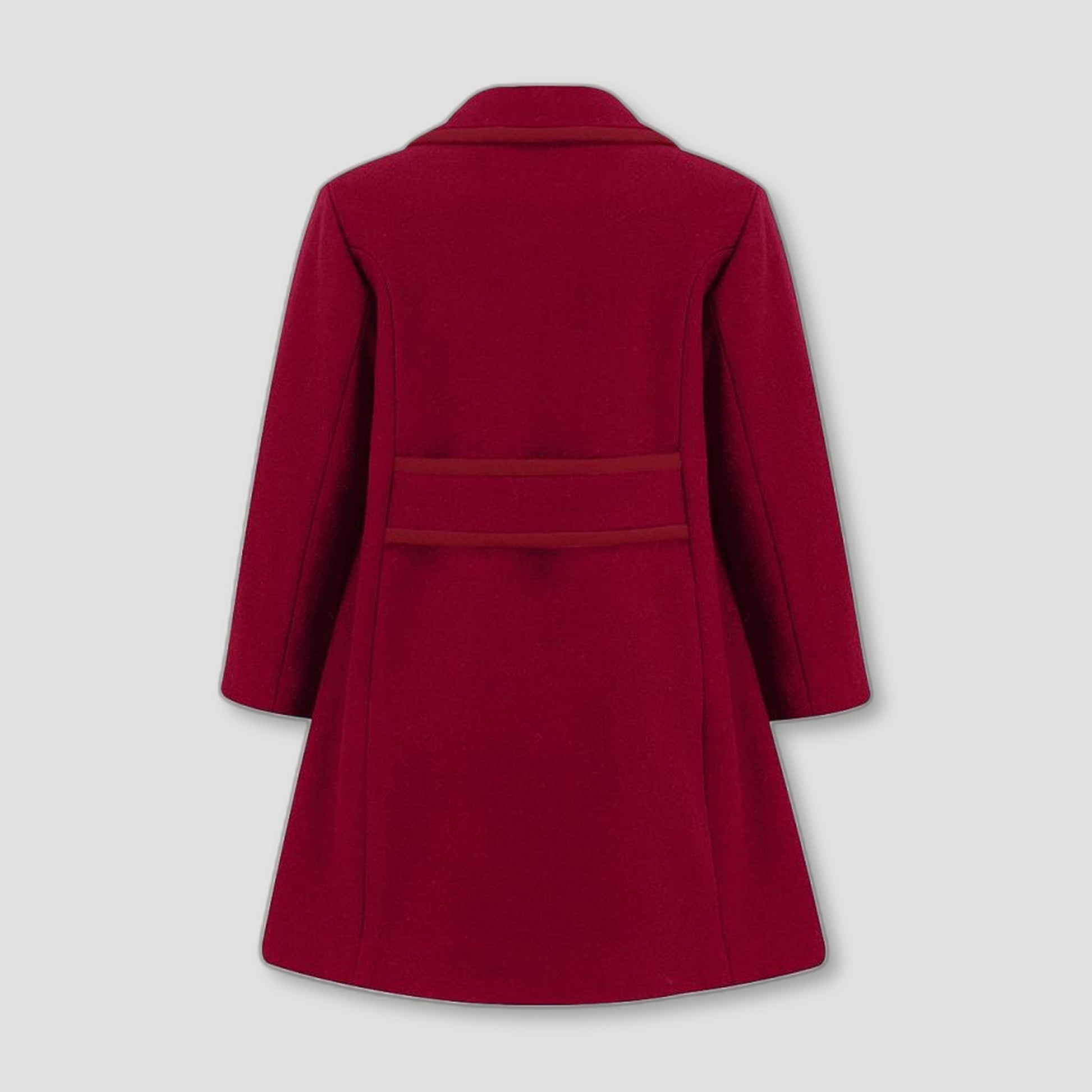 Kensington Girls Coat - Belgravia Burgundy from Brittanical London - British Made Children's Coats