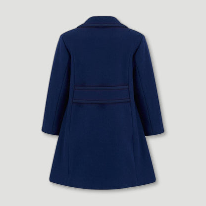 Kensington Girls Coat - Special Edition - Starry Night Navy Blue from Brittanical London - British Made Children's Coats