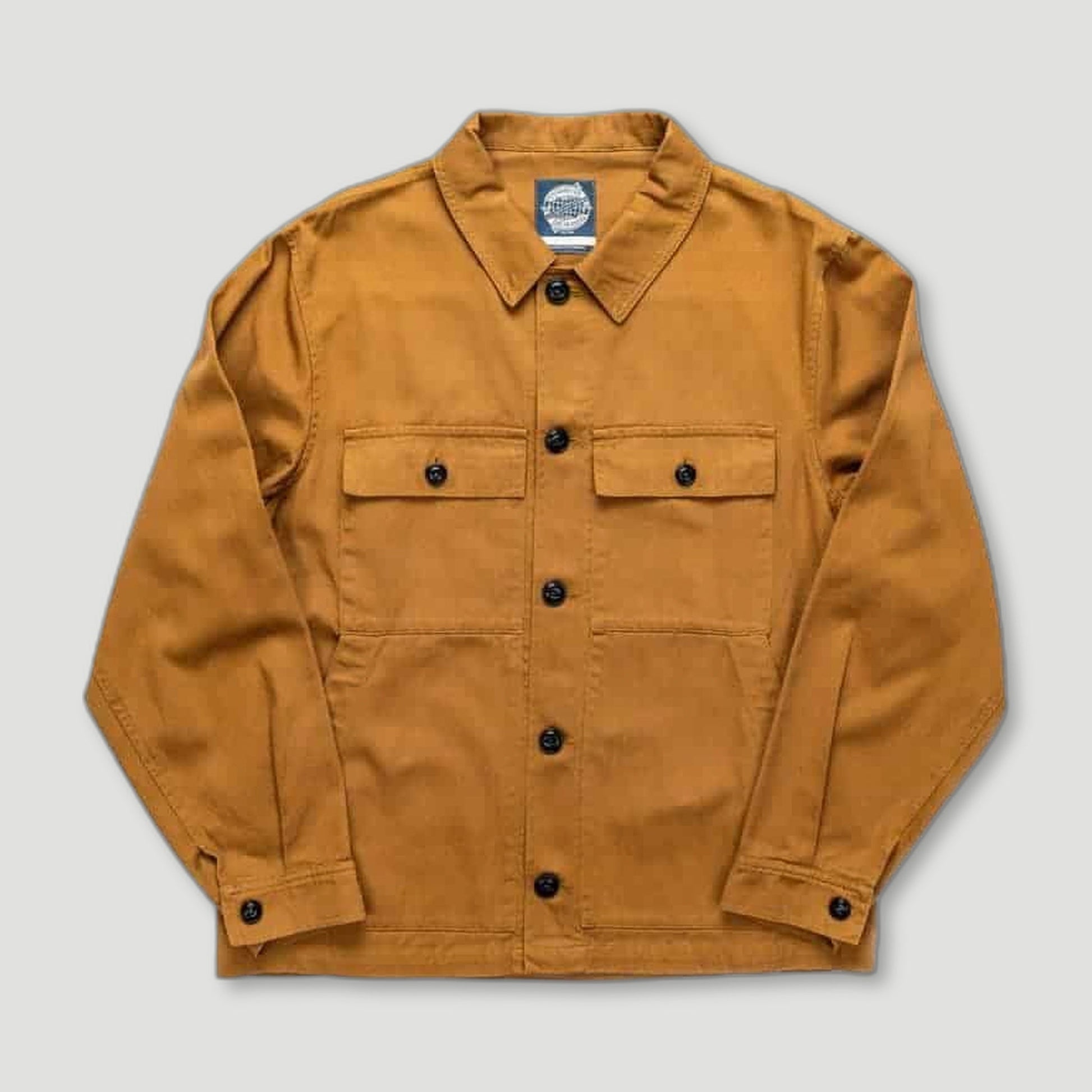 Khaki Drivers Jacket from Yarmouth Oilskins - British Made Workwear Clothing