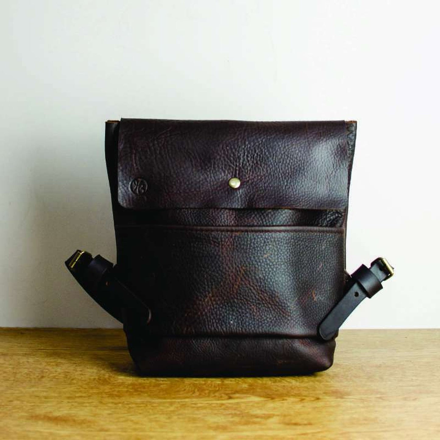 Kodiak Brown Leather Backpack