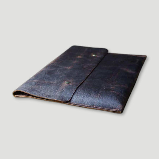 Kodiak Leather Laptop Case from Heather Borg - British Made Leather Bags
