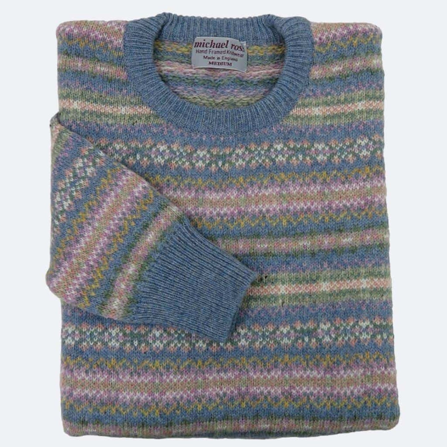 Ladies Harvest Fair Isle - Glacier