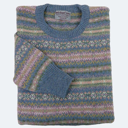 Ladies Harvest Fair Isle - Glacier