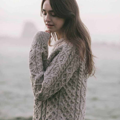 Ladies Hudson Aran Jumper - Skiddaw