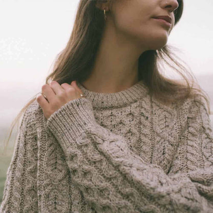 Ladies Hudson Aran Jumper - Skiddaw