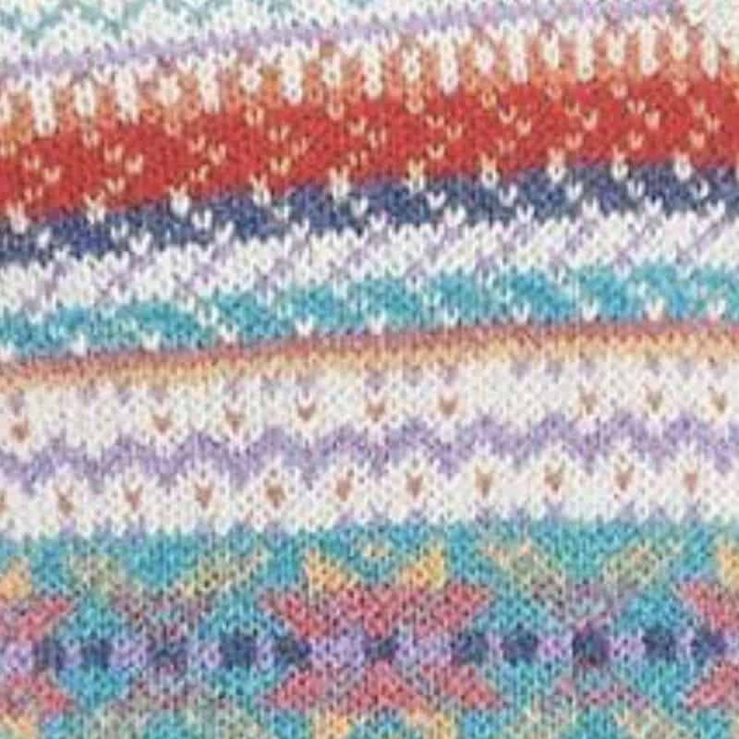 Ladies Mountain High Fair Isle Slip - White