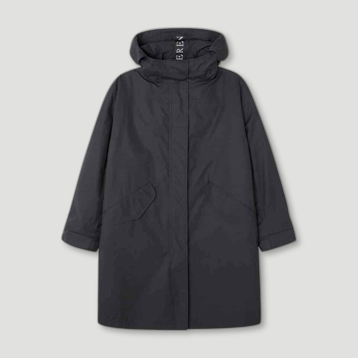 Ladies Oversized Charcoal Parka from Peregrine Clothing - British Made Clothing