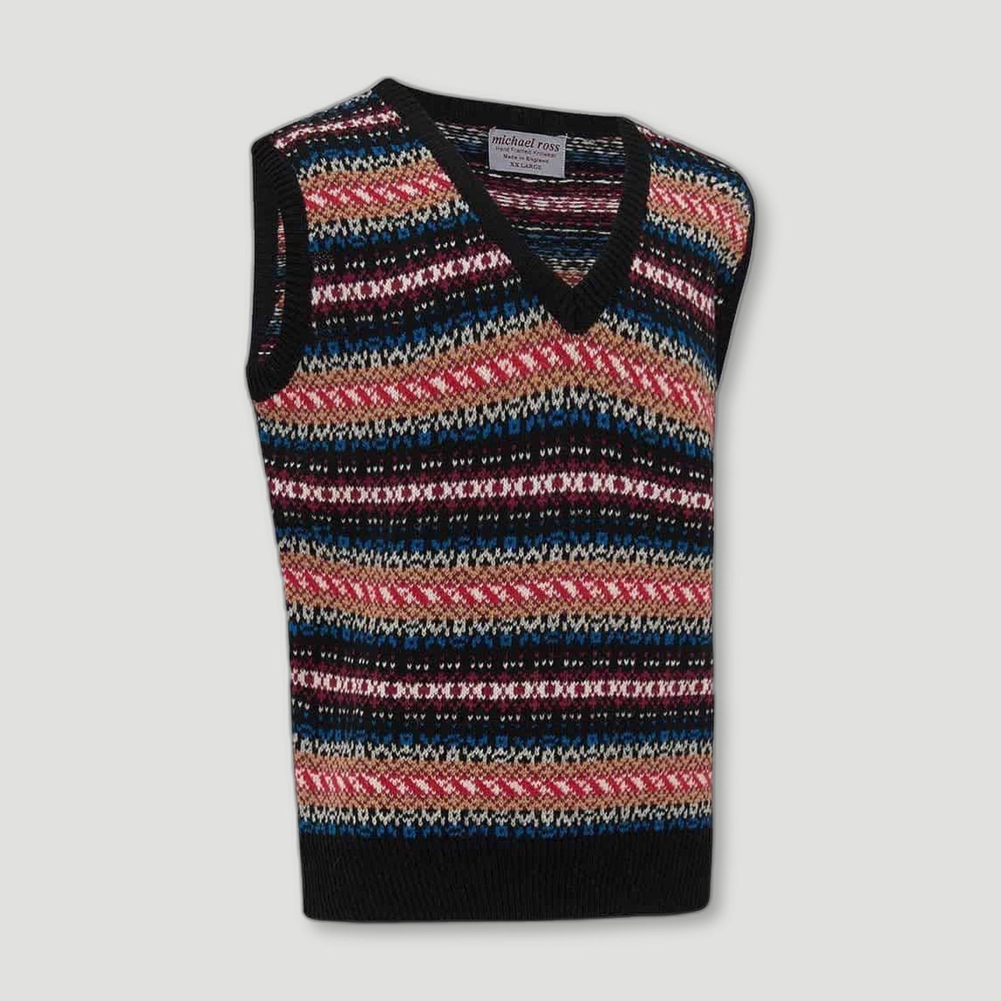 Ladies Victoriana Fair Isle Slip from Michael Ross - British Made Wool Jumpers