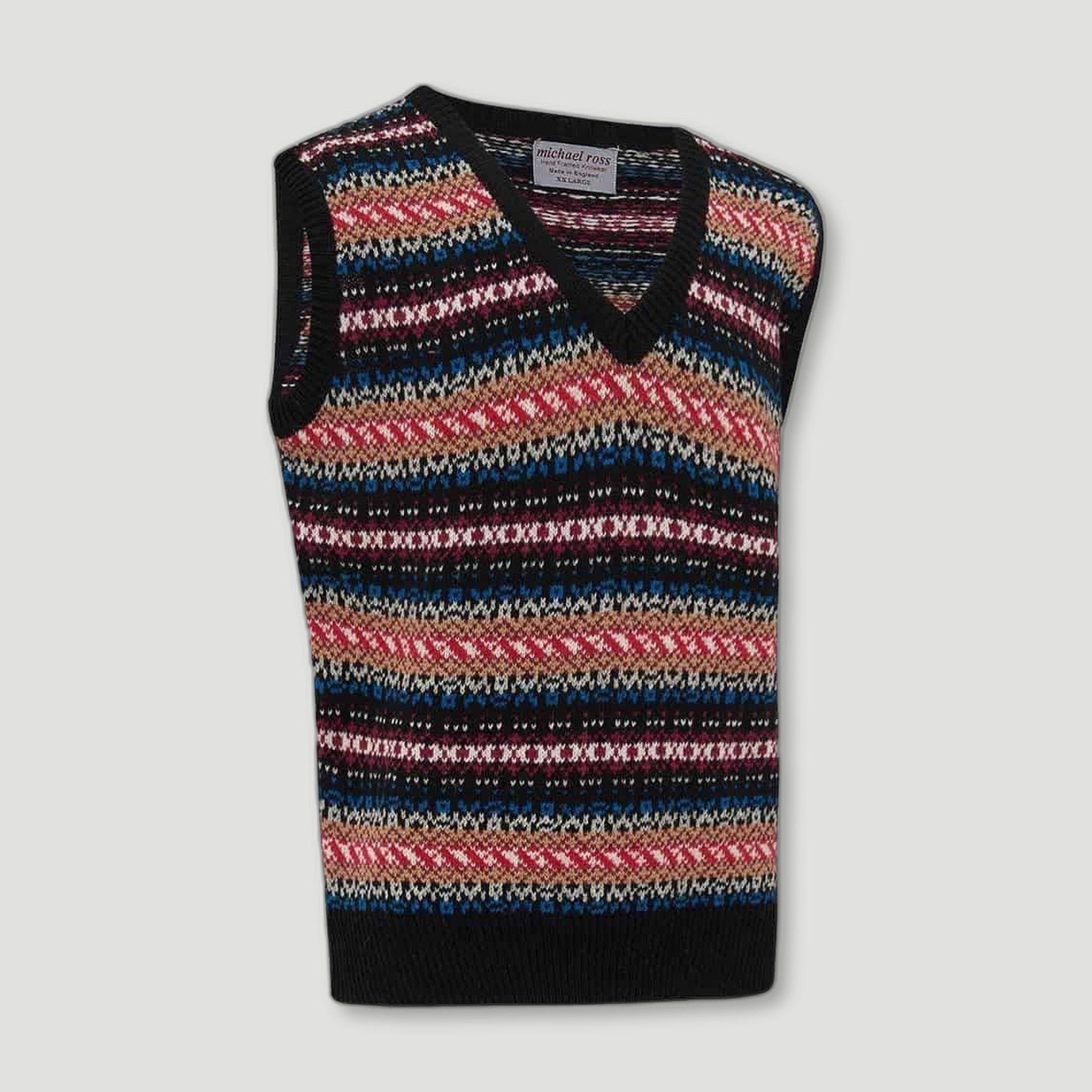 Ladies Victoriana Fair Isle Slip from Michael Ross - British Made Wool Jumpers