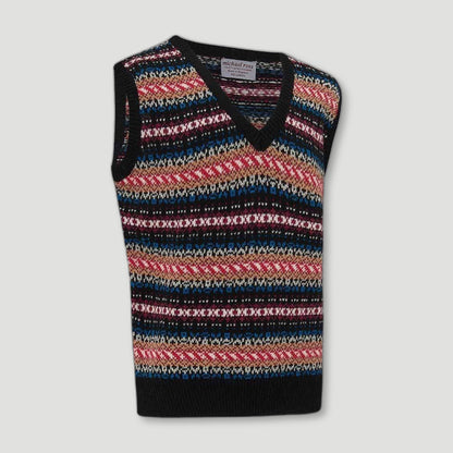 Ladies Victoriana Fair Isle Slip from Michael Ross - British Made Wool Jumpers