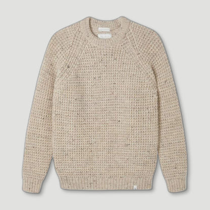 Ladies Waffle Crew Neck Jumper - Skiddaw from Peregrine Clothing - British Made Clothing