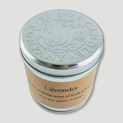 Lavender Tin Candle from St Eval Candles - British Made Candles