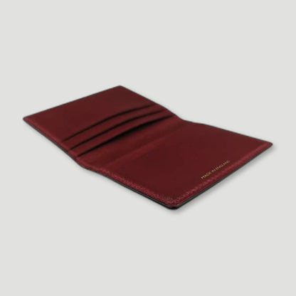 Leather AirTag Wallet - Ebony Black from Garstin 1871 - British Made Leather Accessories