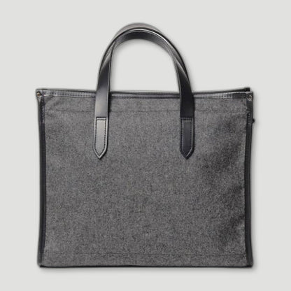 Library Tote - Grey from CHERCHBI - British Made Bags