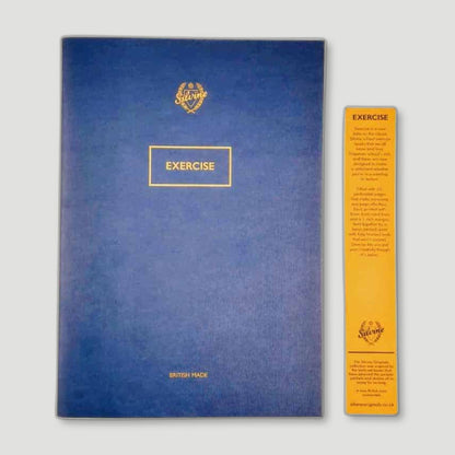 Limited Edition Blot Blue Exercise Book from Silvine Originals - British Made Stationery