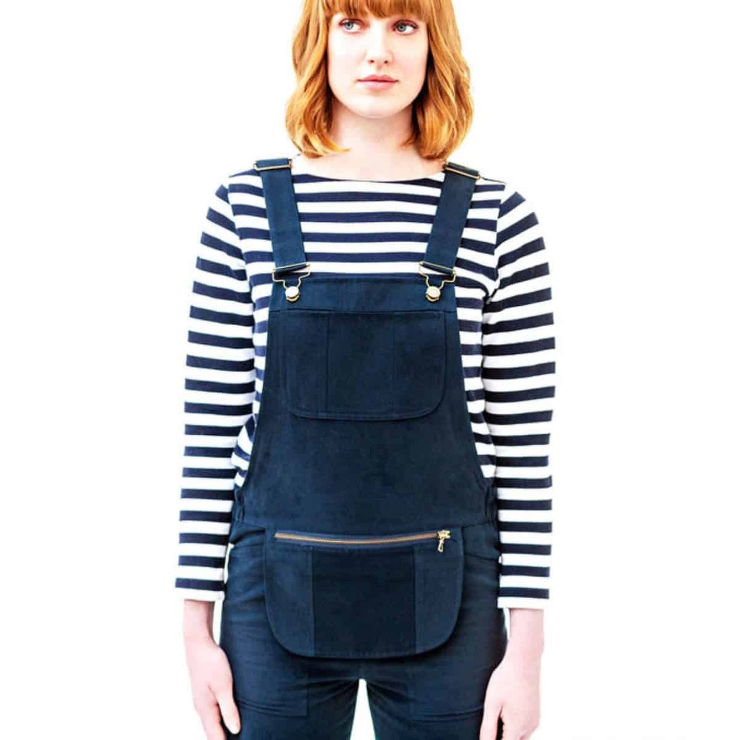 Limited Edition Navy Overalls with Liberty Print