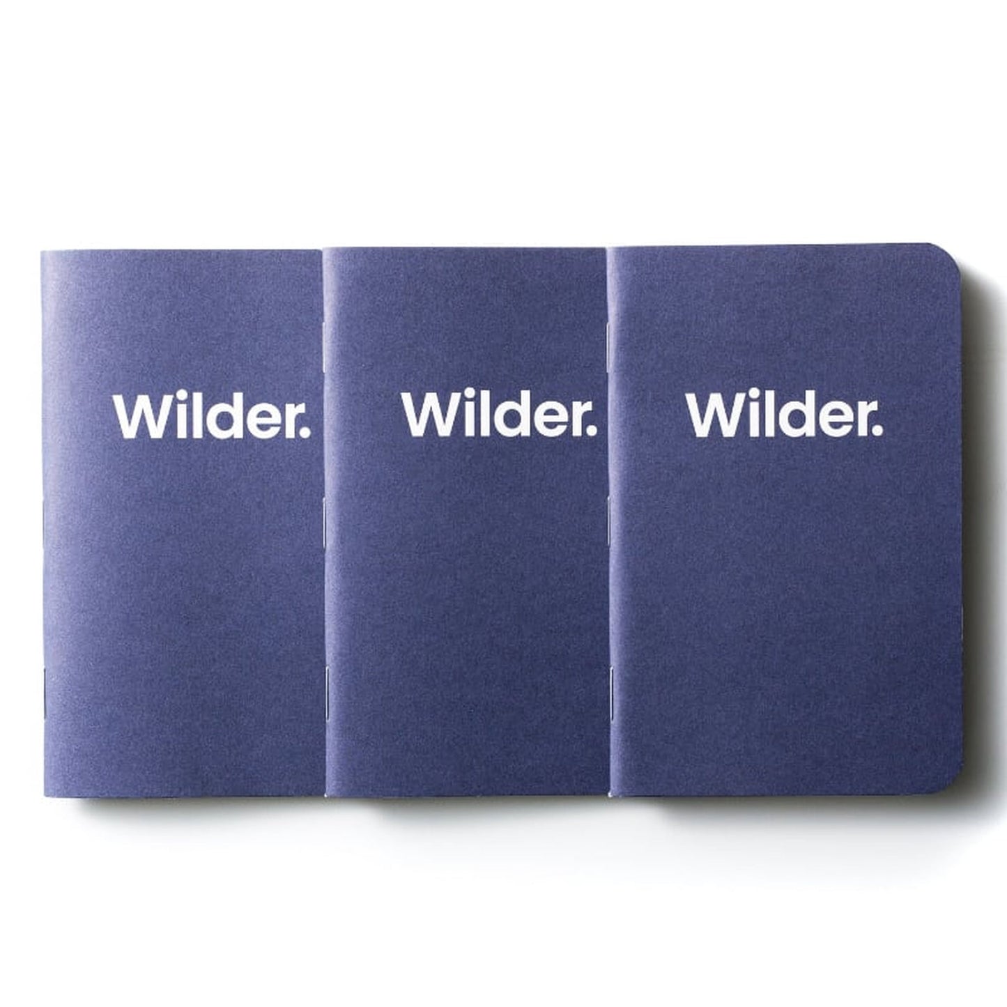 Lined Navy Notebooks 3-pack
