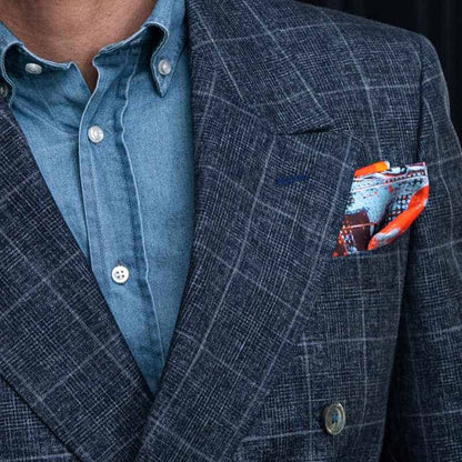 Lone Fighter Silk Pocket Square