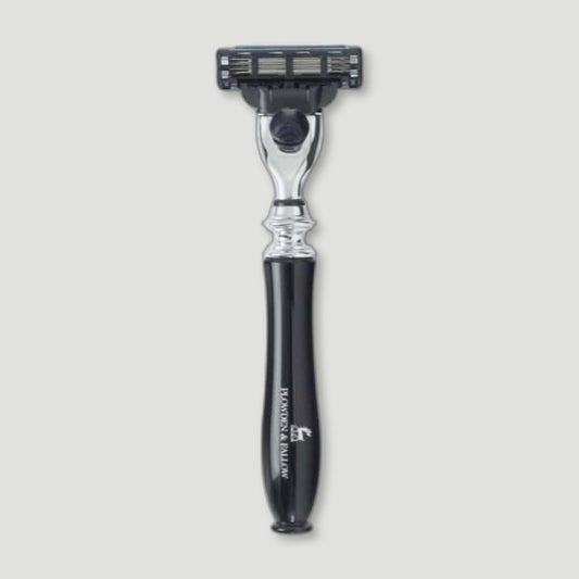 LUDLOW CARTRIDGE SHAVING SET EBONY from Plowden & Fallow - British Made Perfumes & Fragrances