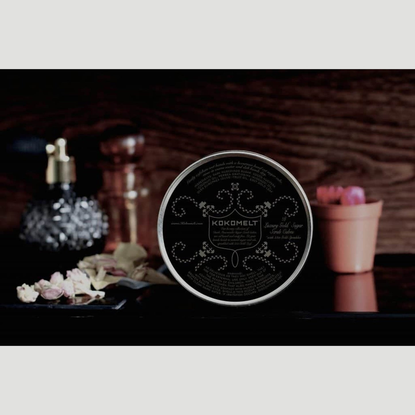 Luxury Gold Sugar Scrub Cubes