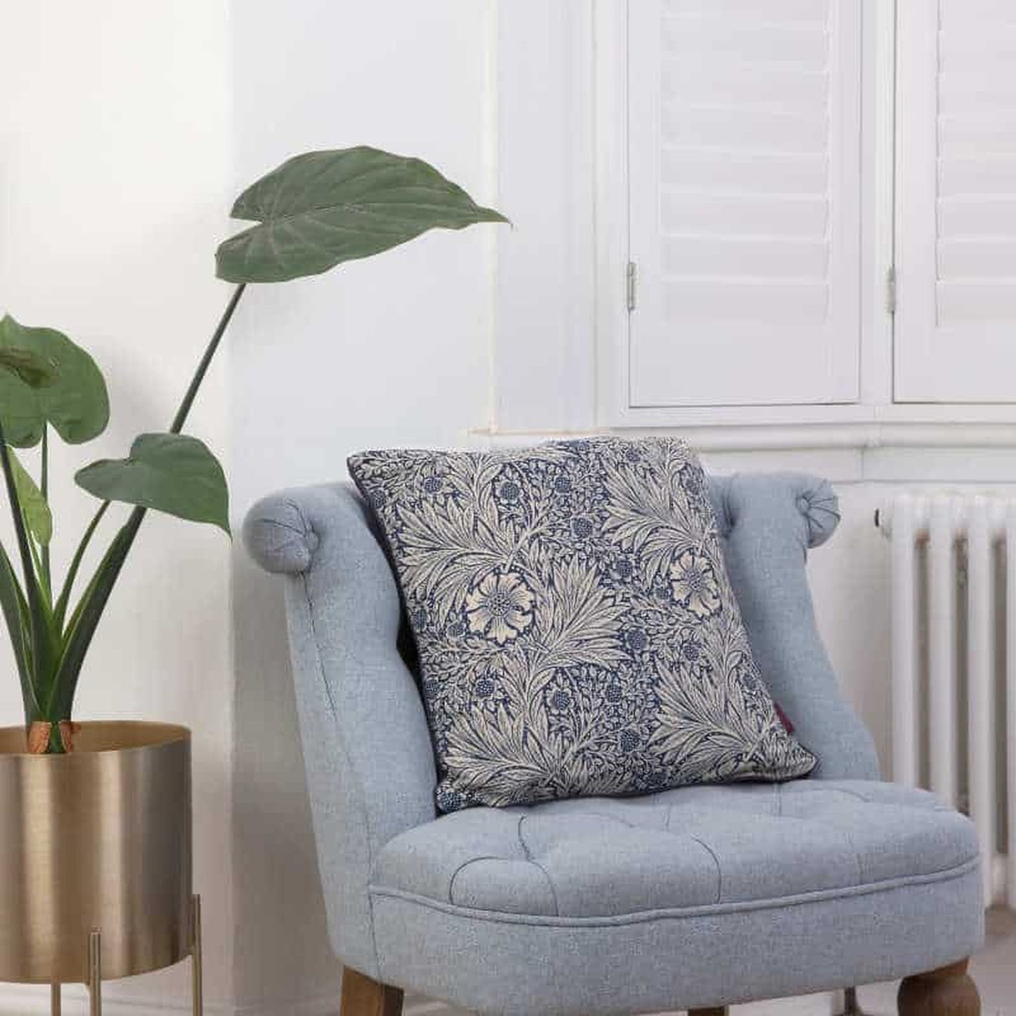 Marigold Indigo Cushion