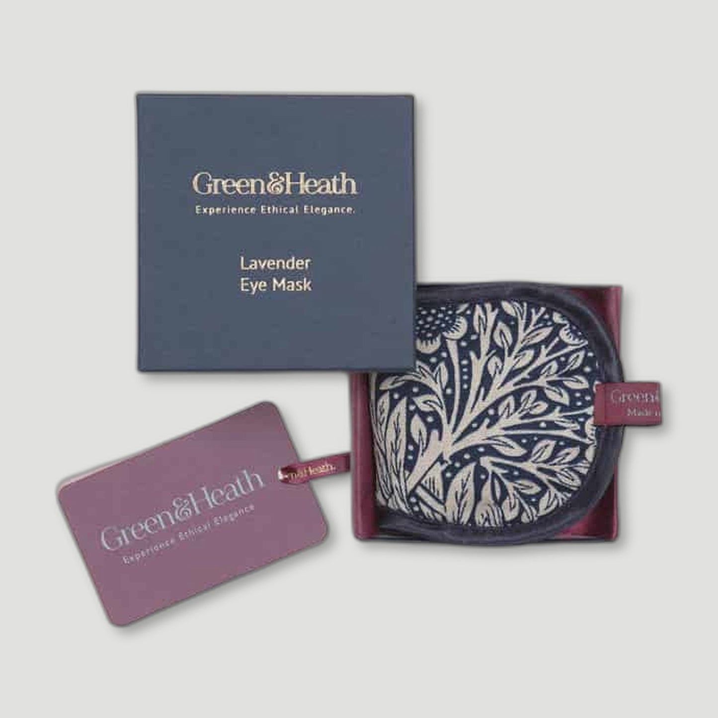 Marigold Indigo Eye Mask from Green&Heath - British Made Homeware