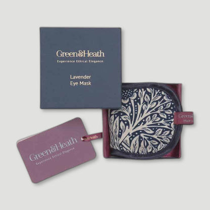 Marigold Indigo Eye Mask from Green&Heath - British Made Homeware