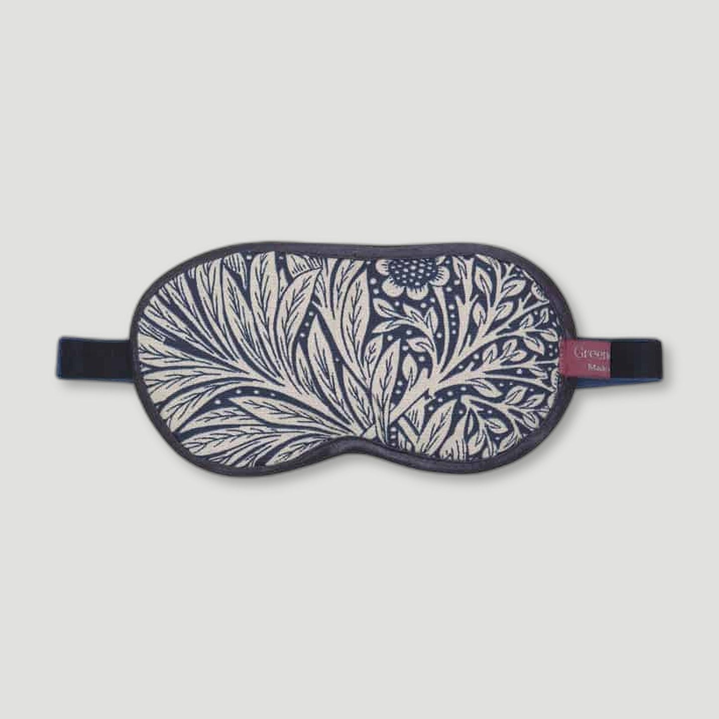 Front view of Marigold Indigo Eye Mask from Green&Heath - British Made Homeware