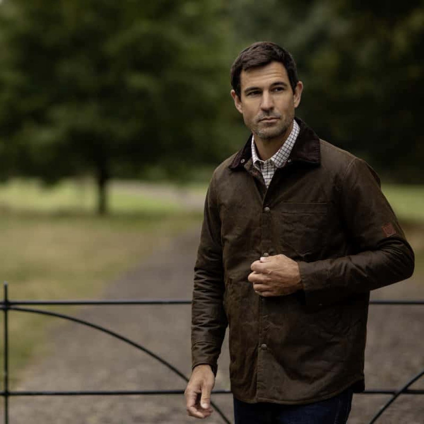 Men's Alum Waxed Shirt - Caramel