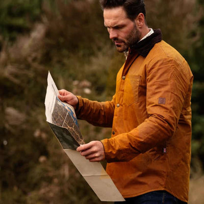 Men's Alum Waxed Shirt - Gold
