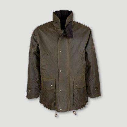 Men's Kingsbridge Jacket - Caramel from Oxford Blue - British Made Waxed Jackets