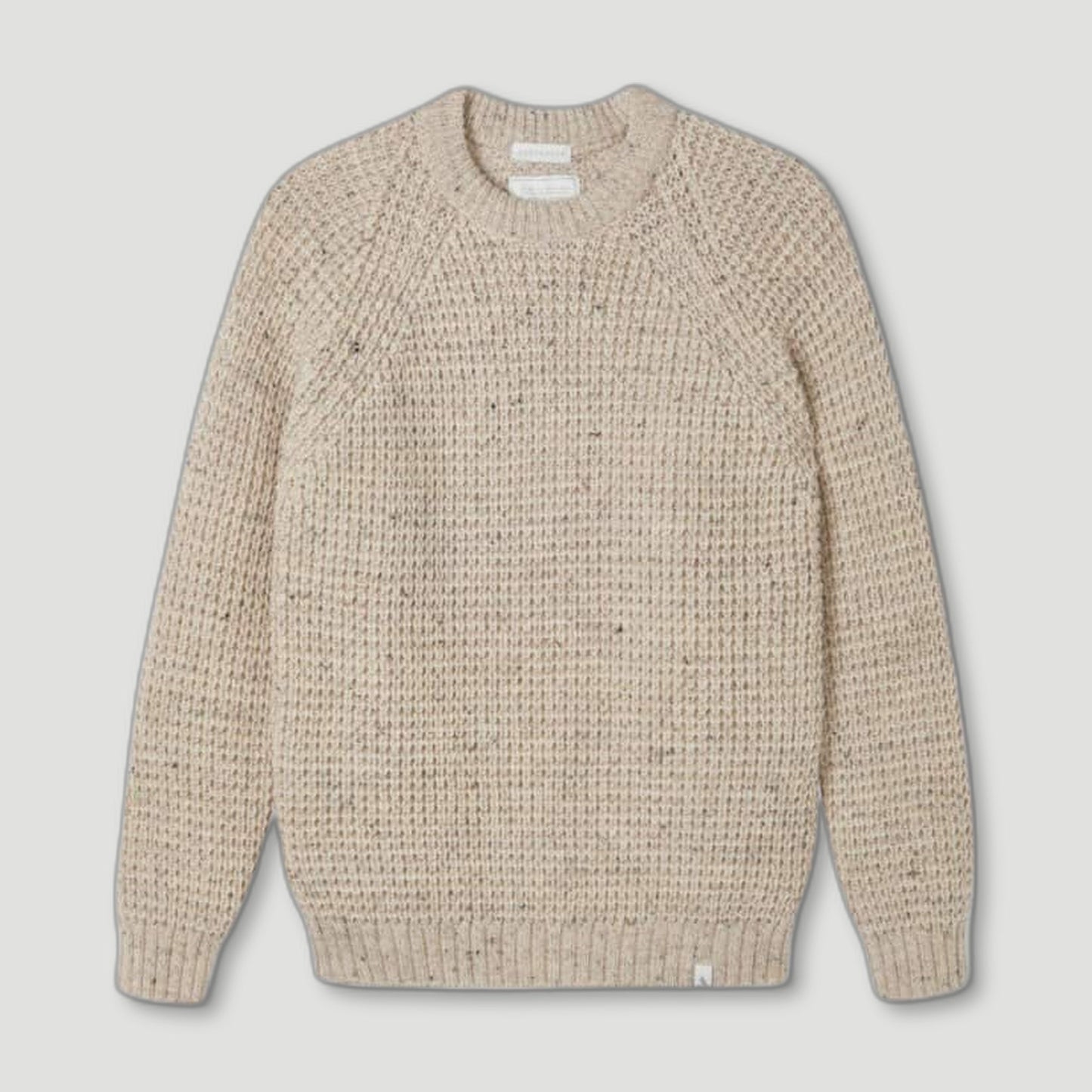 Men's Waffle Crew Neck Jumper - Skiddaw from Peregrine Clothing - British Made Clothing
