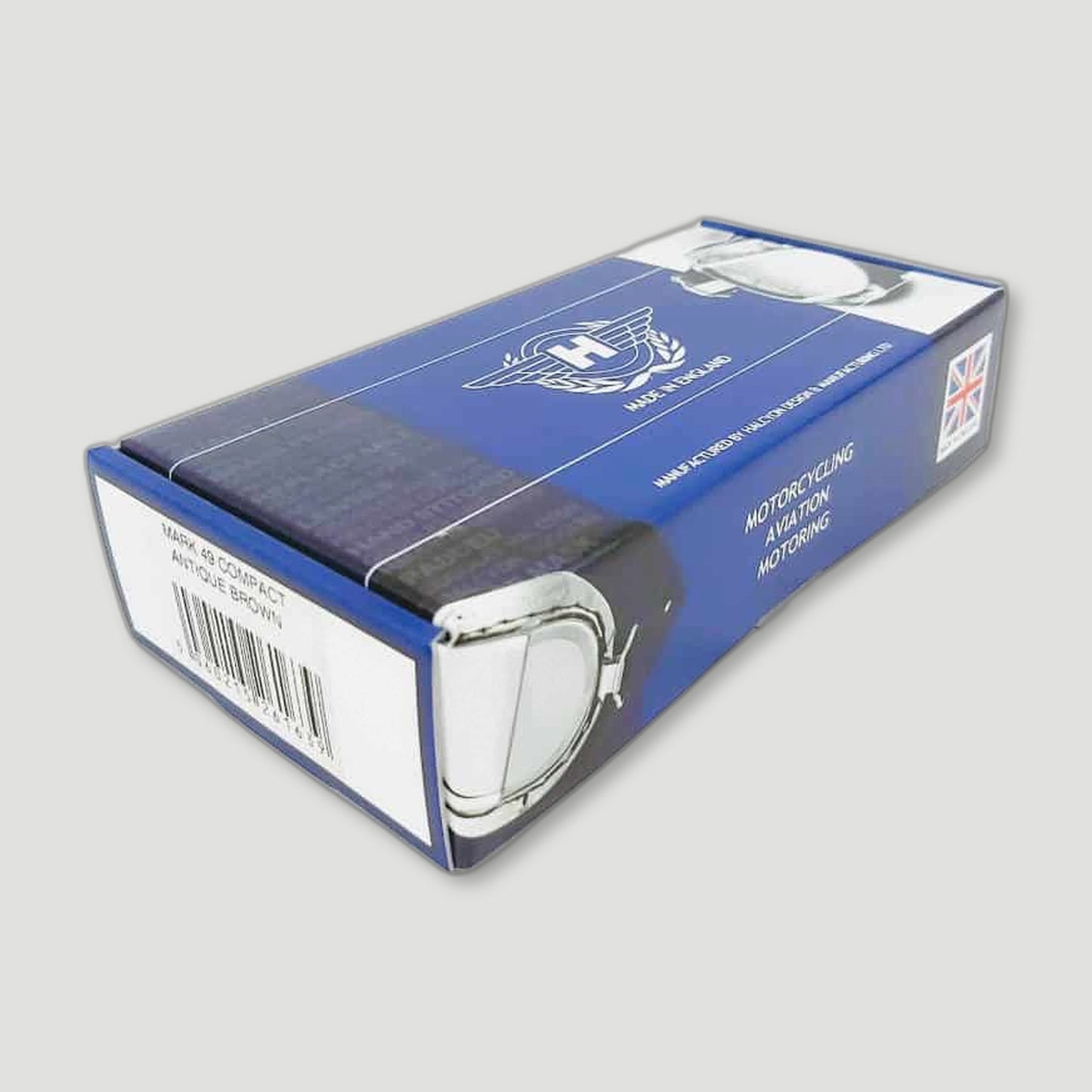 MK49 Compact Motorcycle Goggles - Brass and Brown from Halcyon - British Made Driving Goggles