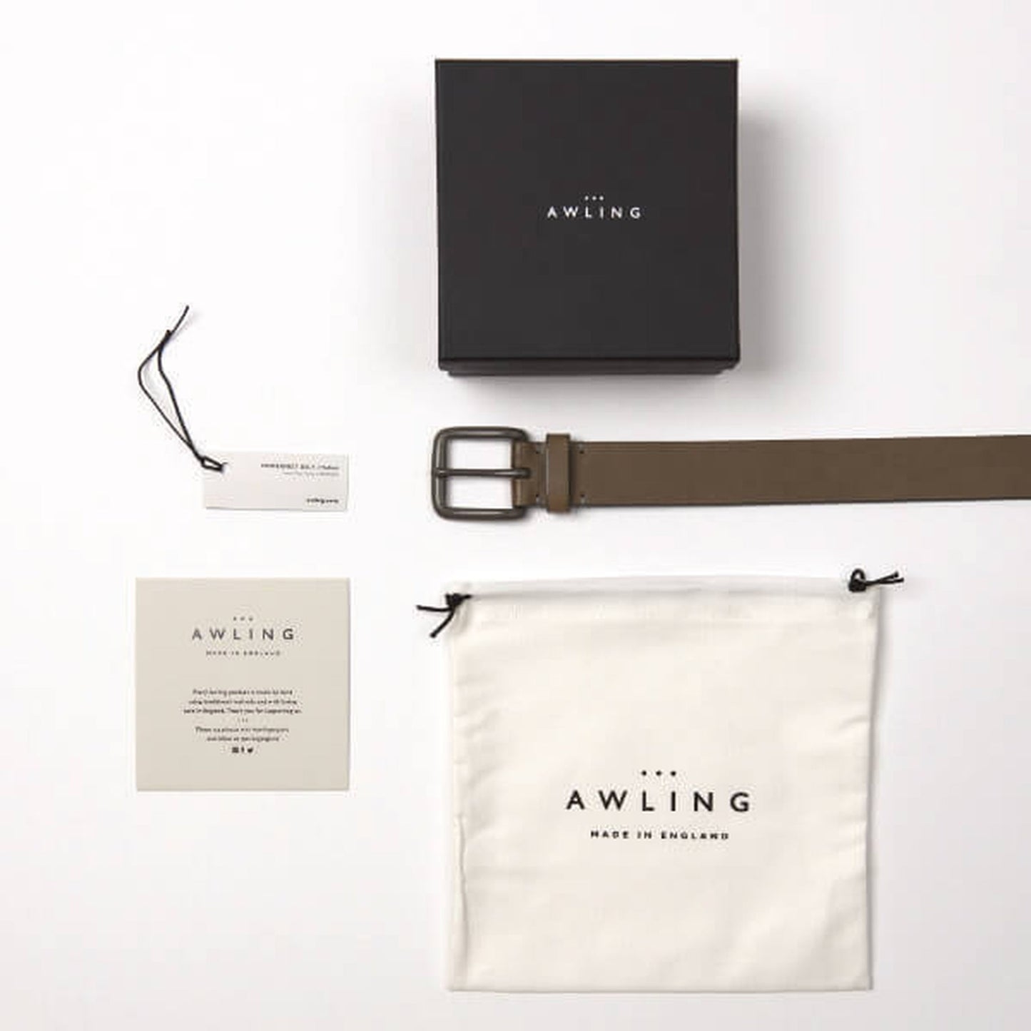 Modernist Belt - Form Grey/Grey