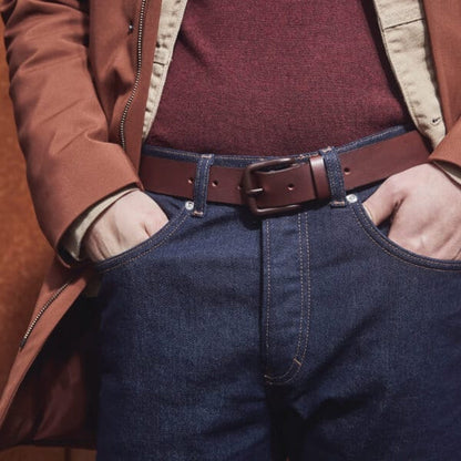 Modernist Belt - Russet Brown/Brown