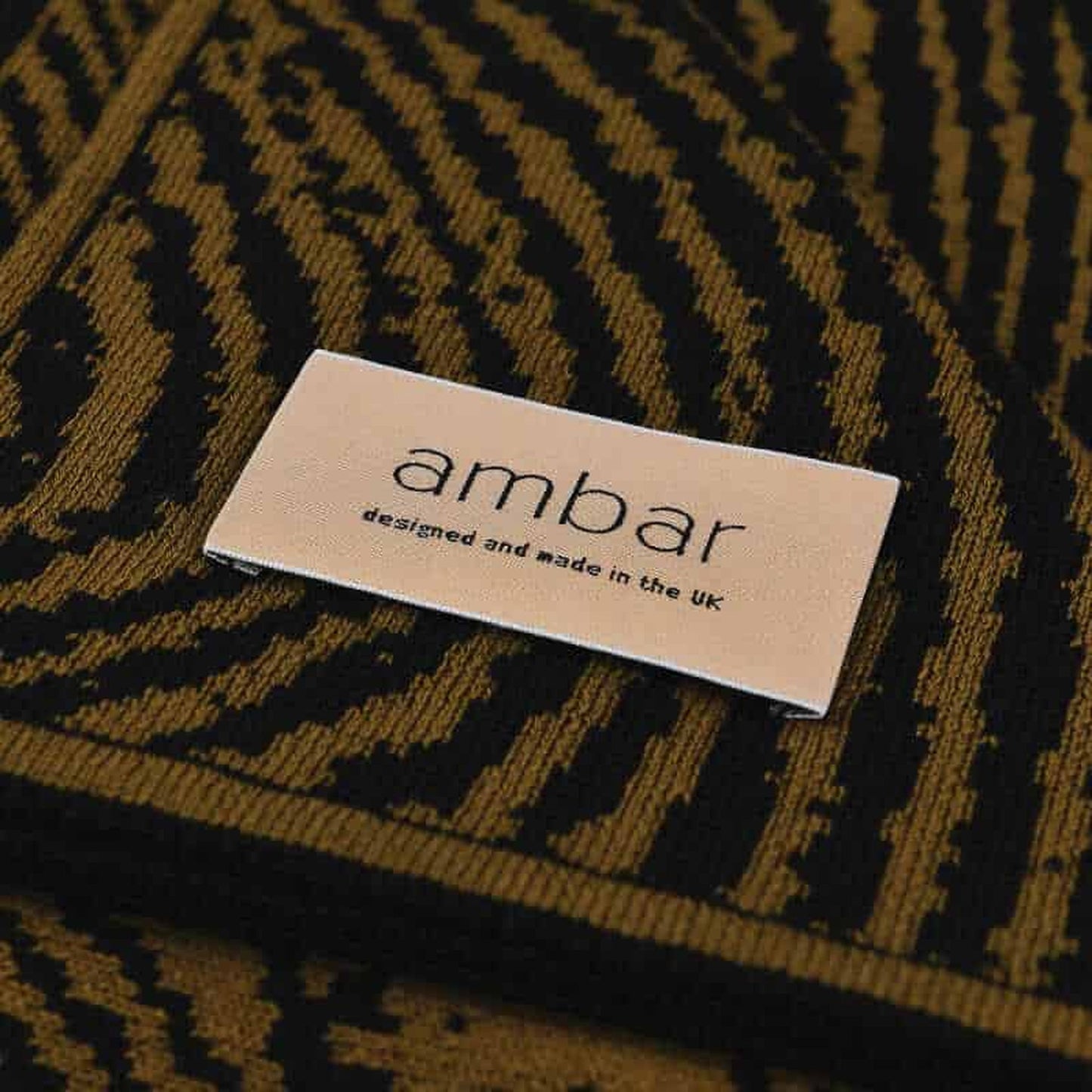 Moss Wood Block Throw