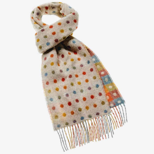 Multi-spot Scarf - Stone