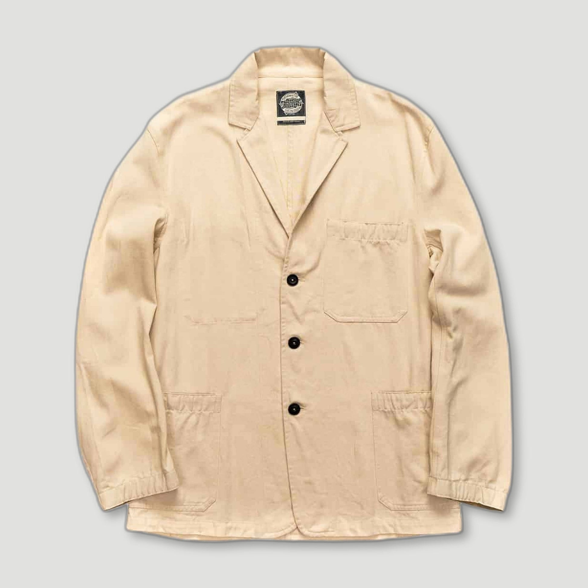 Natural Engineer Jacket from Yarmouth Oilskins - British Made Workwear Clothing
