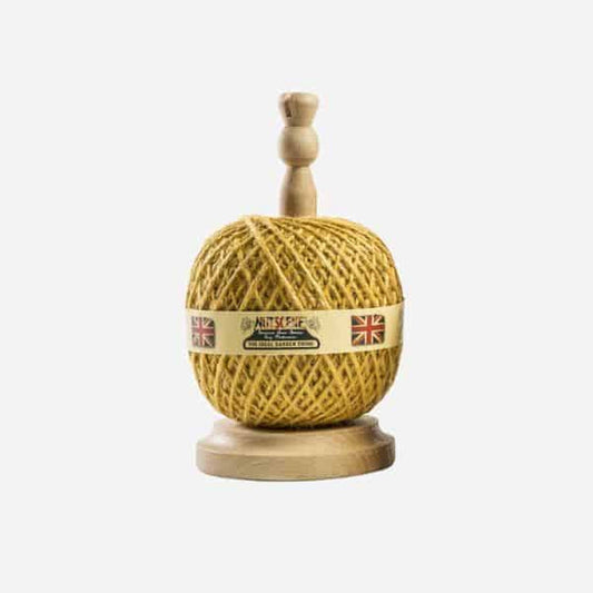 Natural Twine Ball, Holder Dispenser with Cutter blade