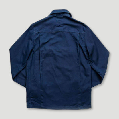 Back view of Navy Drivers Jacket from Yarmouth Oilskins - British Made Workwear Clothing