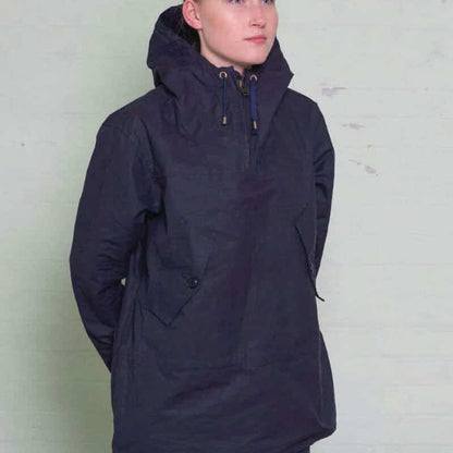 Navy Hooded Smock
