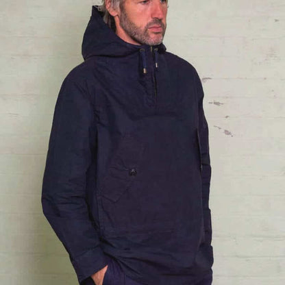 Navy Hooded Smock