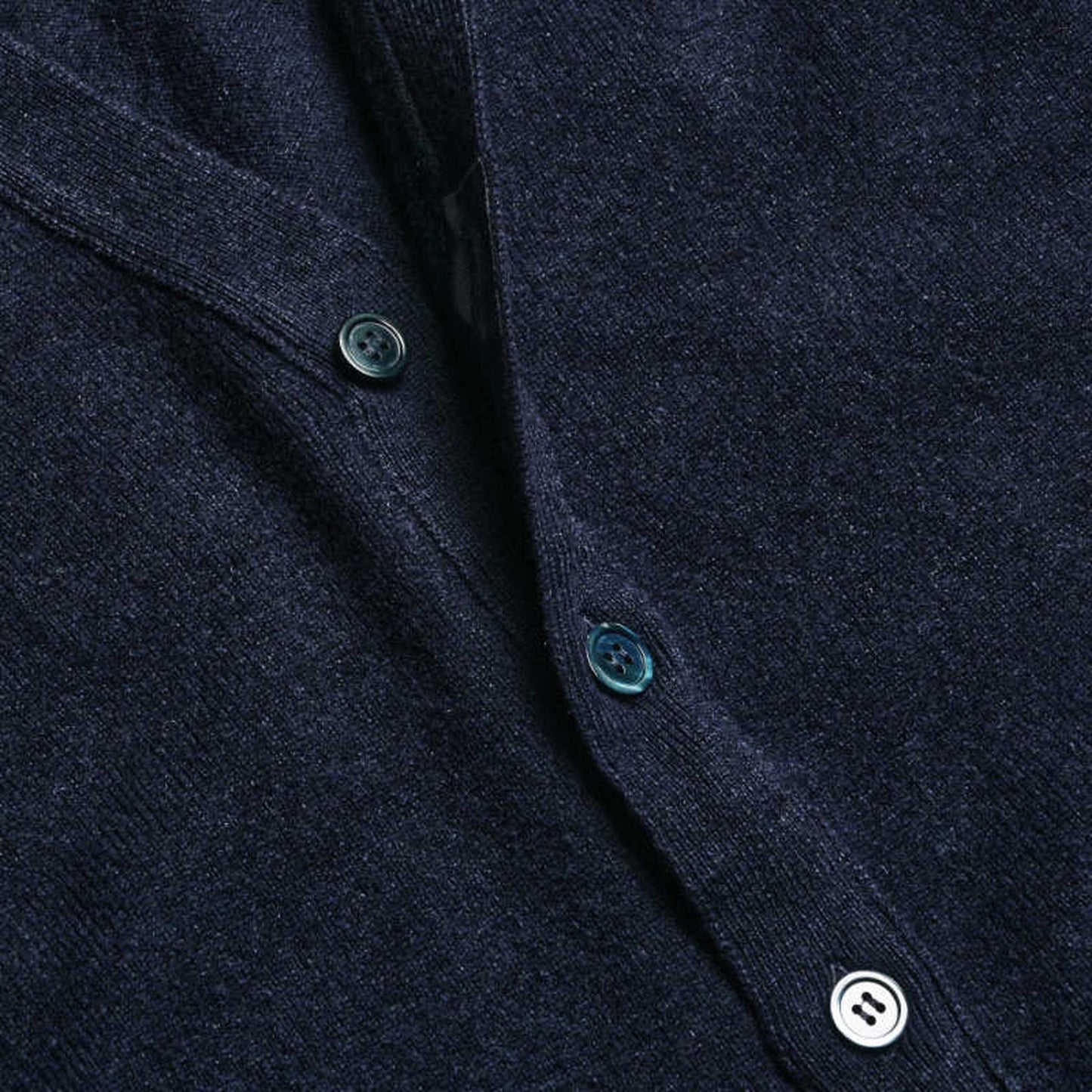 Navy Stewart Fine Lambswool Cardigan