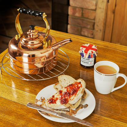 No1 Copper Whistling Kettle for AGA, Gas & Electric