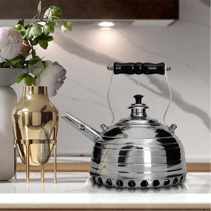 No11 Chrome Whistling Kettle for Gas
