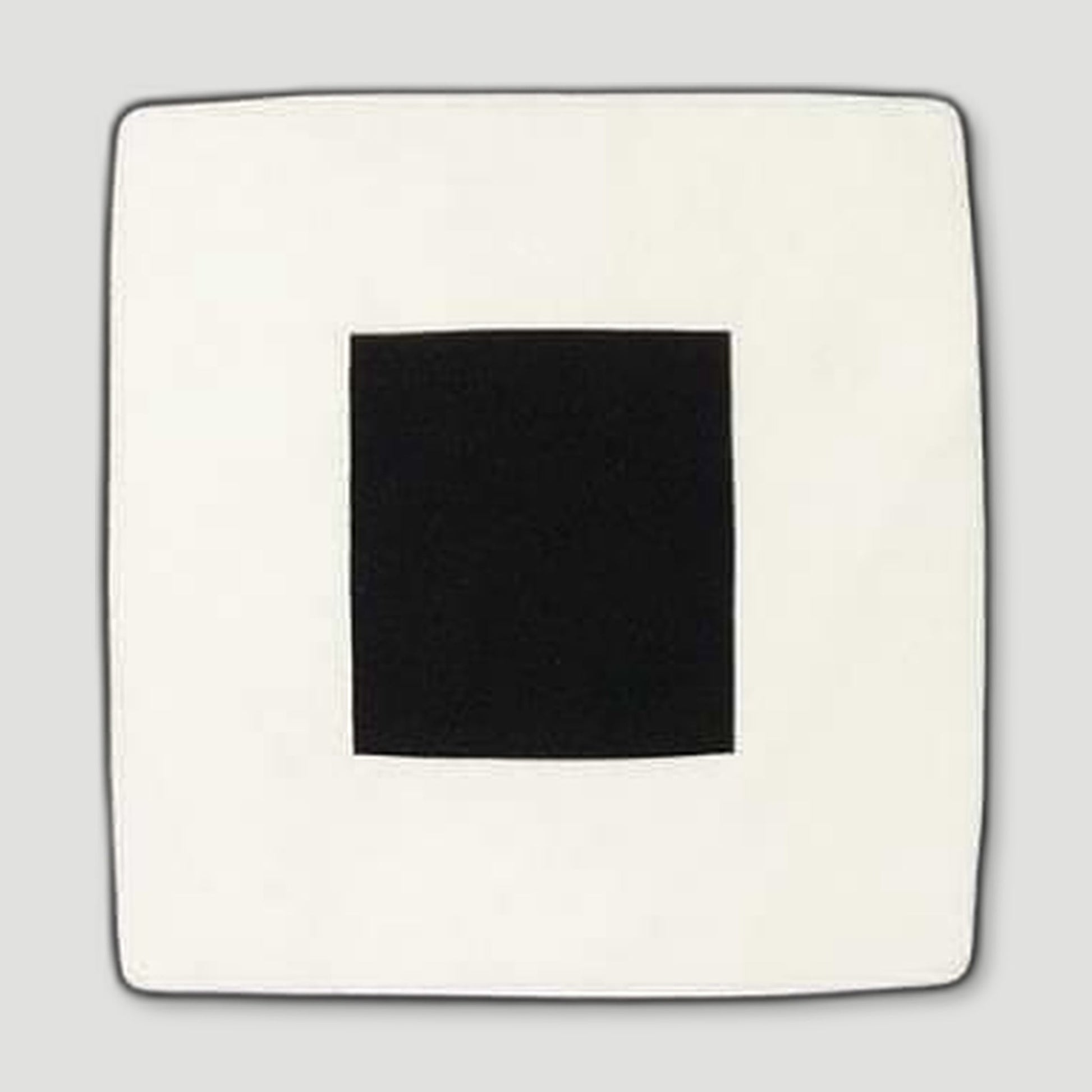 Front view of Nola Linen Cushion - Black from One Nine Eight Five - British Made Homeware
