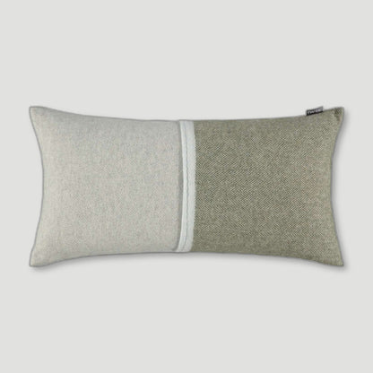 Back view of Nordic Bolster Cushion from Twig - British Made Wool Throws