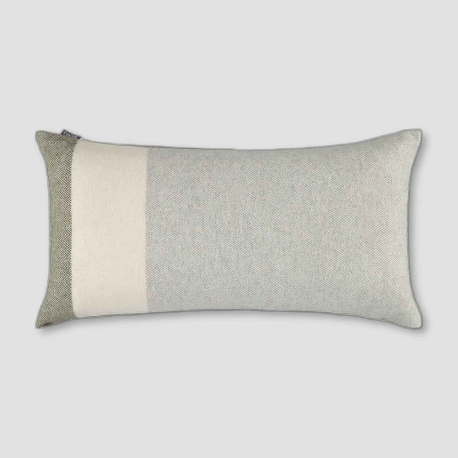 Front view of Nordic Bolster Cushion from Twig - British Made Wool Throws