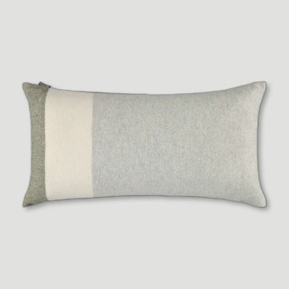 Front view of Nordic Bolster Cushion from Twig - British Made Wool Throws